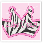 Zebra Crown Premade Logo-